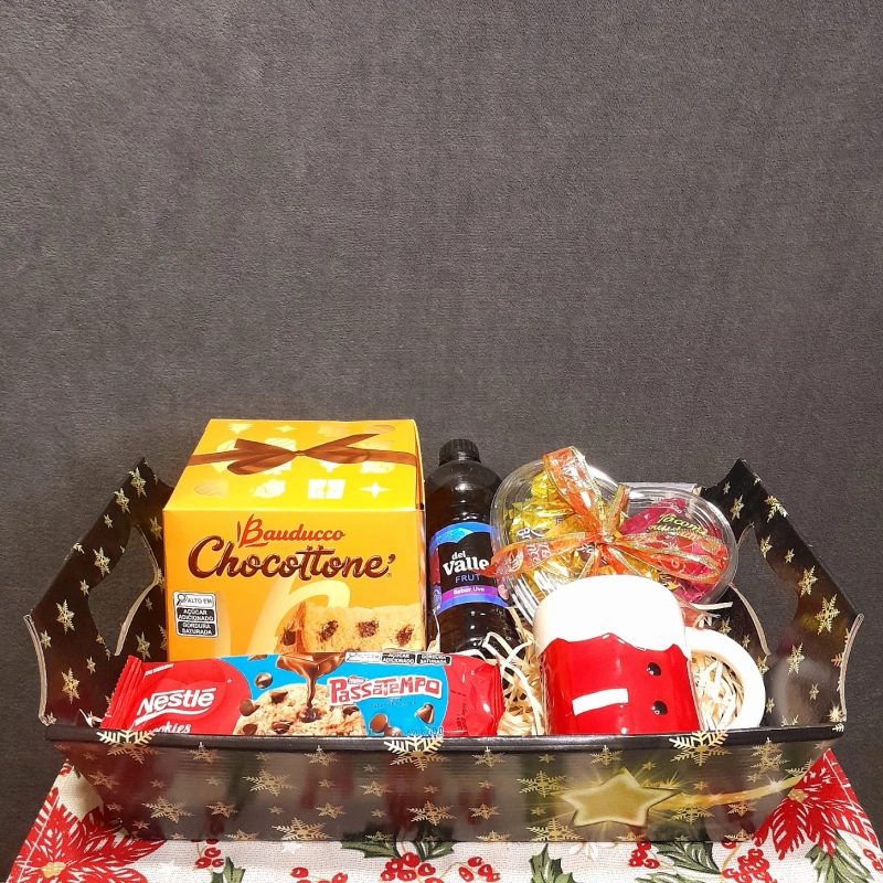 Caixa encanto - cestas de natal Joinville