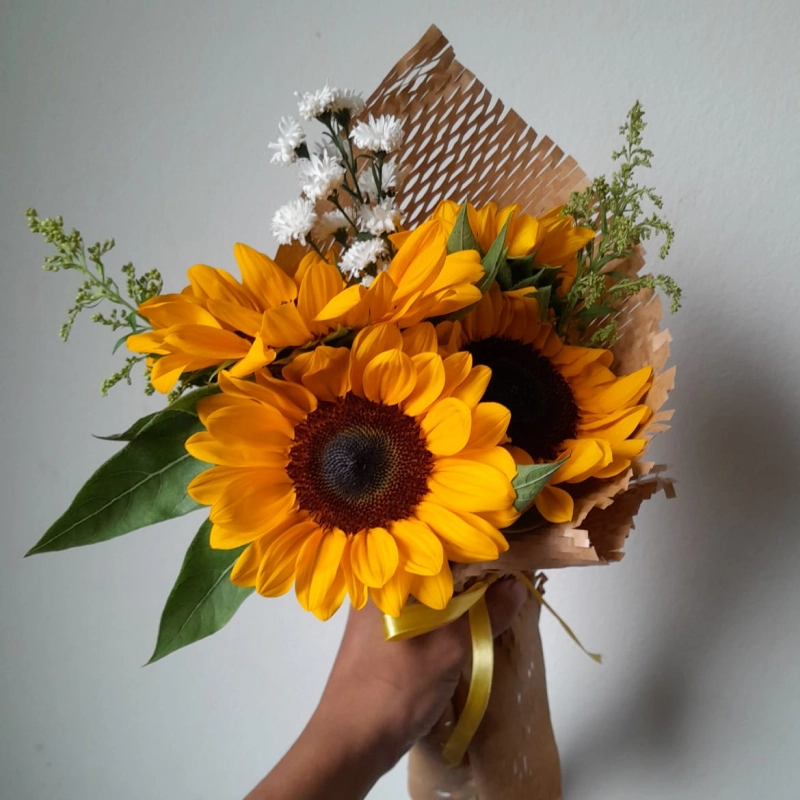 Buquê de Flores 4 Girassois