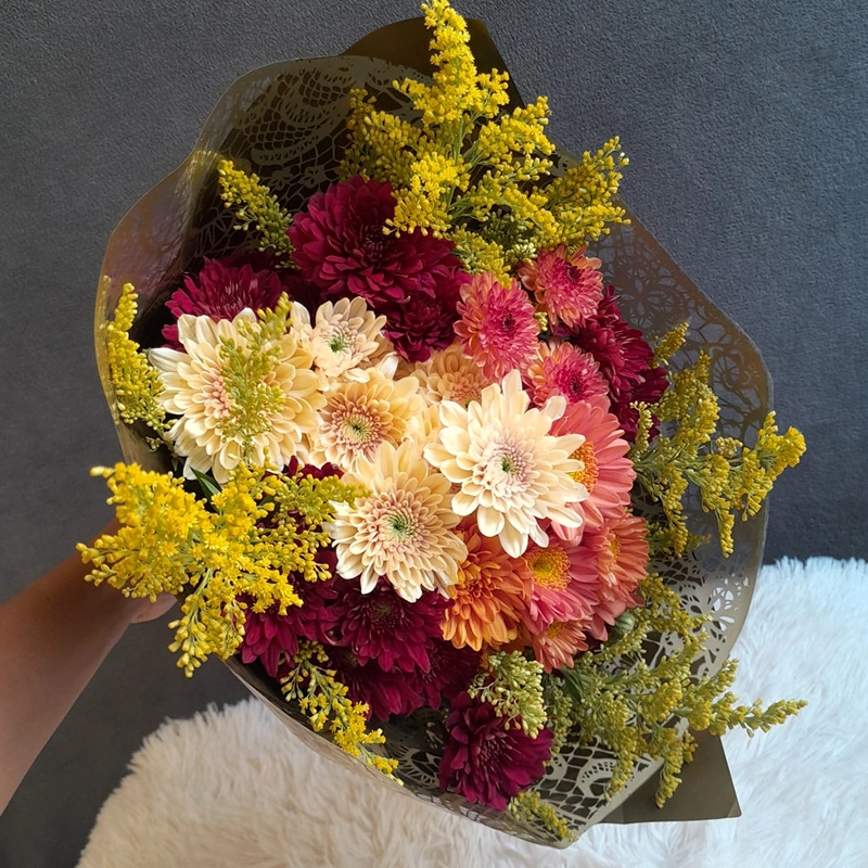 Buquês de flores crisântemo